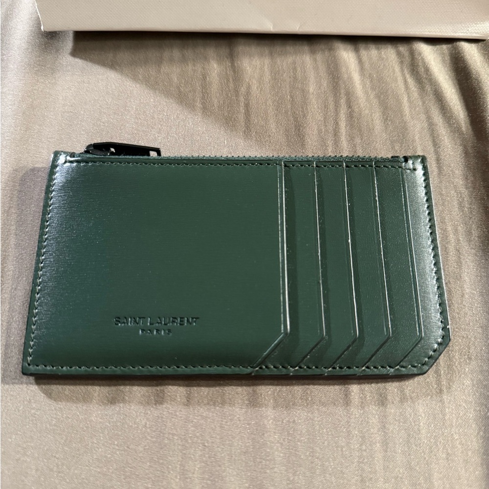 Saint Laurent Green Card Holder - Picture 4 of 10